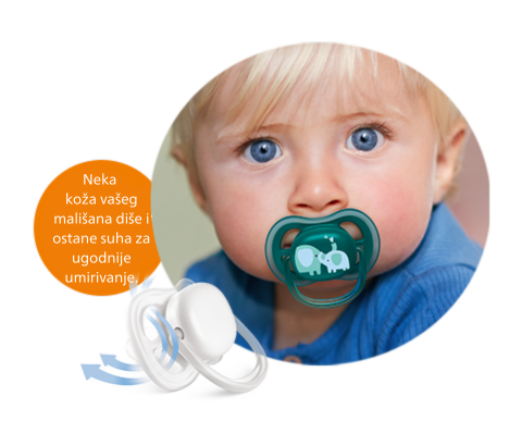 Let your little one’s skin breathe and stay dryer for more comfortable soothing