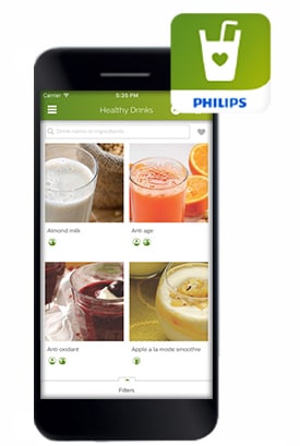 aplikacija s receptima za zdrava pića