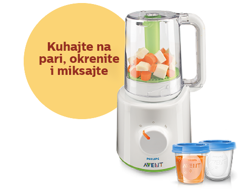 Philips Avent aparat 2 u 1 za pripremu zdrave hrane za bebe