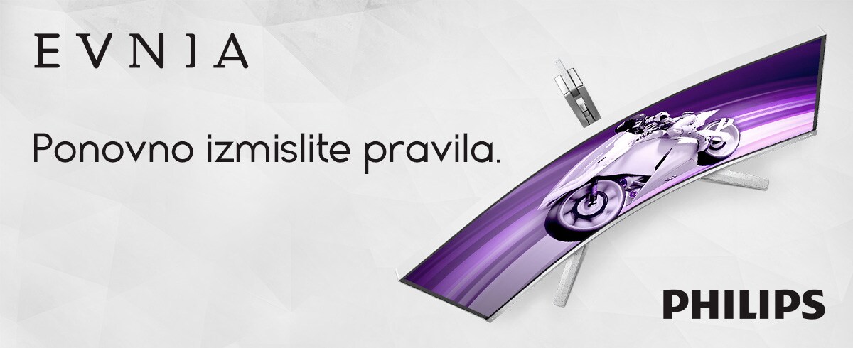 Philips Evnia Gaming Monitors Banner