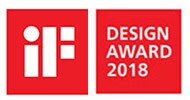 Logotip nagrade iF Design Award 2018.