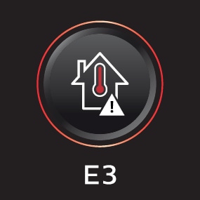 E3, signal previsoke temperature