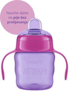 Philips Avent čašice za lakše pijenje sa slamkom, 6 mjeseci, 9 mjeseci
