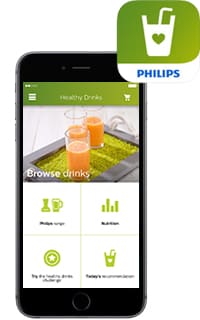 aplikacija s receptima za zdrava pića
