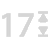ikona za 17 postavki duljine koje se mogu zaključati