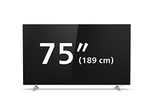 Řada televizorů Android 4K UHD LED řady Performance společnosti Philips s úhlopř. 189 cm (75 palců)
