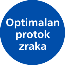 Ikona optimalnog protoka zraka